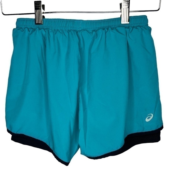 ASICS teal women’s running shorts Sz XS - Picture 3 of 4